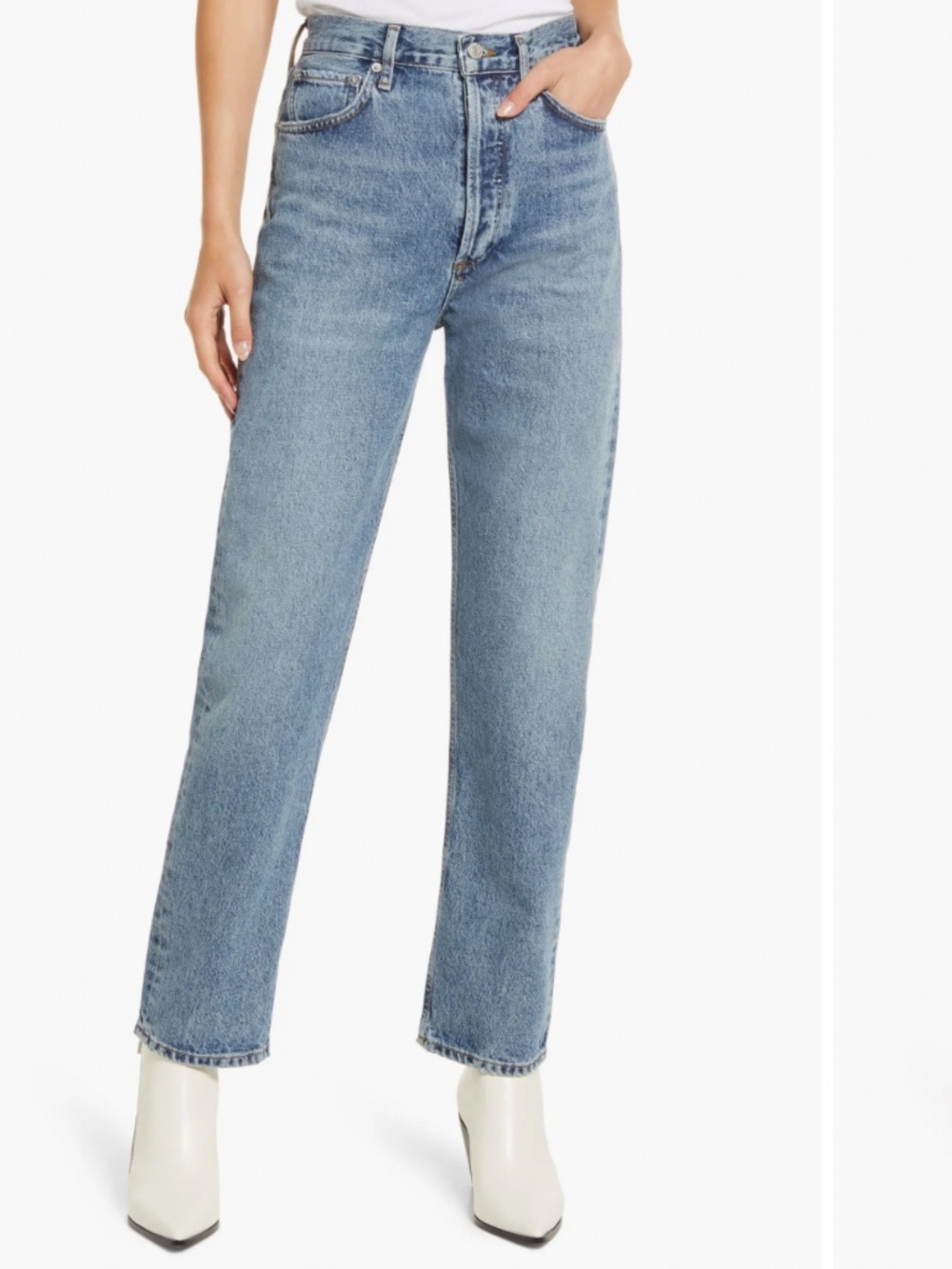 Agolde  '90s Pinch High Waist Straight Leg Organic Cotton Jeans size 30